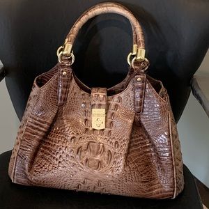 Brown Brahmin Slouchy Shoulder Bag